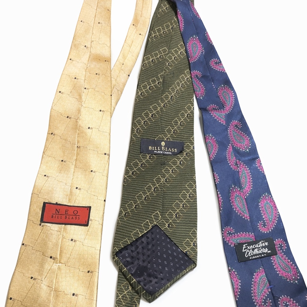 Luxury Designer Tie Set | Bill Blass Neo Bill Blass Executive Clothiers